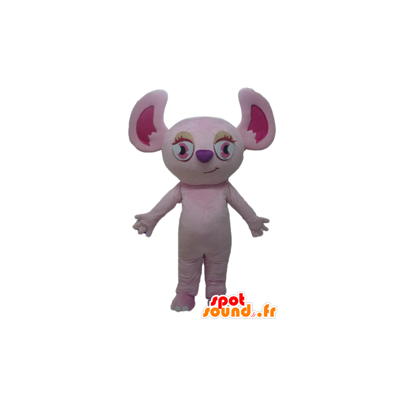 Mascot pink koala, pink squirrel - MASFR23451 - Mascots squirrel