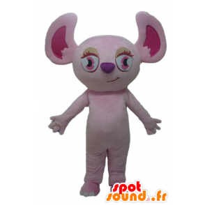 Mascot pink koala, pink squirrel - MASFR23451 - Mascots squirrel