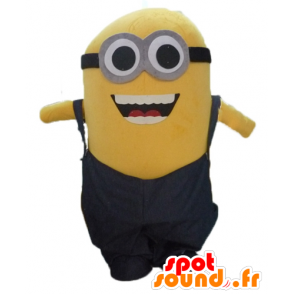 Mascot Minion, keltainen merkki Me Despicable - MASFR23453 - julkkikset Maskotteja