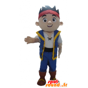 Mascote Menino da personagem de mangá no equipamento colorido - MASFR23454 - Mascotes Boys and Girls