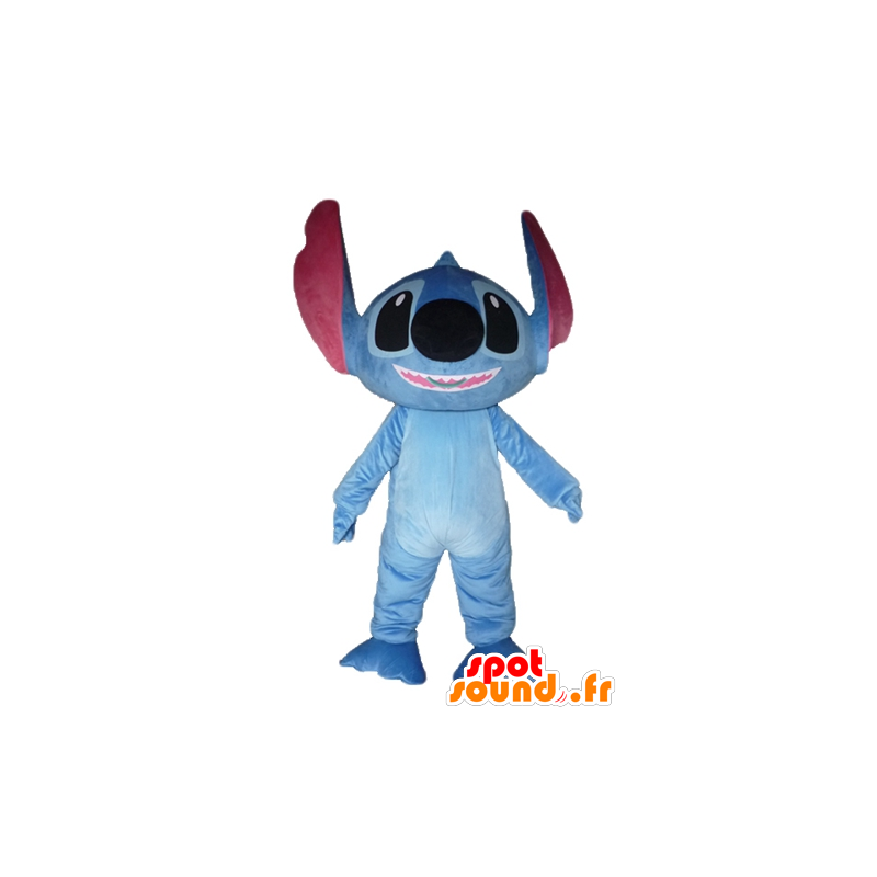リロとスティッチの青いエイリアン、スティッチマスコット-MASFR23455-有名なキャラクターのマスコット