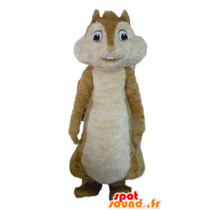 Mascotte d'écureuil marron, d'Alvin et les Chipmunks - MASFR23461 - Mascottes Ecureuil
