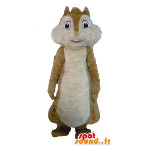 Brun egern maskot, Alvin og jordegern - Spotsound maskot kostume