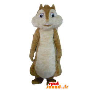 Mascot brun ekorn, Alvin og gjengen - MASFR23461 - Maskoter Squirrel