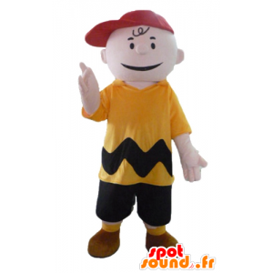 Mascot Charlie Brown, Snoopy famoso personagem - MASFR23462 - mascotes Snoopy