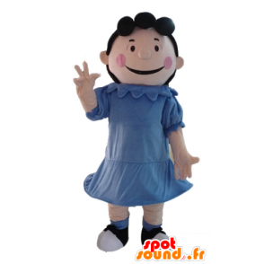 Mascotte de Lucy Van Pelt, copine de Charlie Brown dans Snoopy - MASFR23463 - Mascottes Snoopy