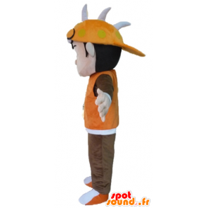 Boy mascot, teen, young cartoon - MASFR23470 - Mascots boys and girls