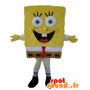 Maskot SpongeBob, žlutá kreslená postavička - MASFR23471 - Bob houba Maskoti