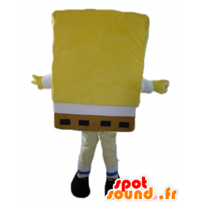 SvampeBob maskot, gul tegneseriefigur - Spotsound maskot kostume