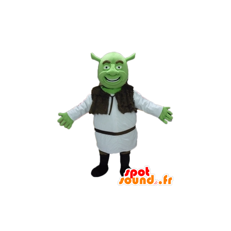 Shrek mascot, the famous green ogre cartoon - MASFR23476 - Mascots Shrek