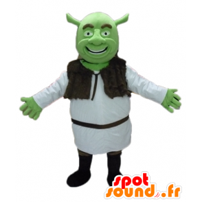 Mascot Shrek, den berømte grønne trollet tegneserie - MASFR23476 - Shrek Maskoter