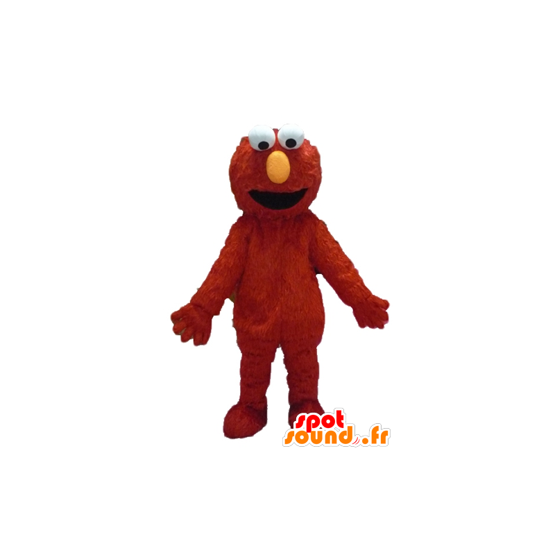 Elmo maskot, marionet, rødt monster - Spotsound maskot kostume
