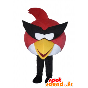 Červená a bílá pták maskot, slavné hry Angry Birds - MASFR23482 - Celebrity Maskoti