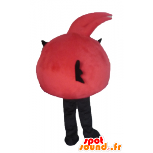 Punainen ja valkoinen lintu maskotti, suosittu peli Angry Birds - MASFR23482 - julkkikset Maskotteja