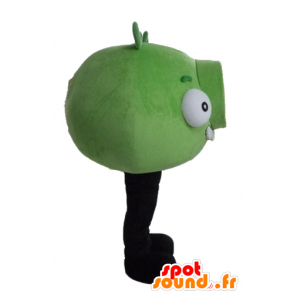 Green monster mascot, the famous game Angry birds - MASFR23483 - Mascots famous characters