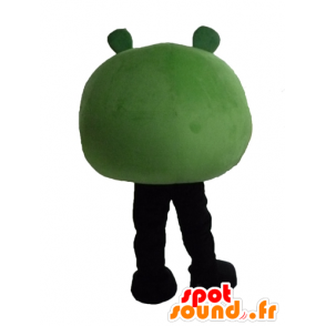 Vihreä hirviö maskotti, suosittu peli Angry Birds - MASFR23483 - julkkikset Maskotteja
