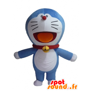 Mascotte de Doraemon, célèbre chat bleu de manga - MASFR23484 - Mascottes Personnages célèbres