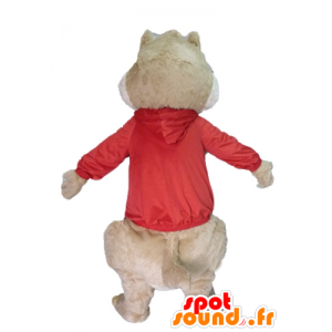 Mascot bruine eekhoorn, Alvin en de Chipmunks - MASFR23485 - mascottes Squirrel