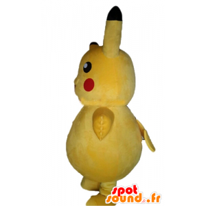 Pikachu maskot, berömd tecknad gul Pokemeon - Spotsound maskot
