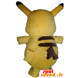 Pikachu maskot, berömd tecknad gul Pokemeon - Spotsound maskot