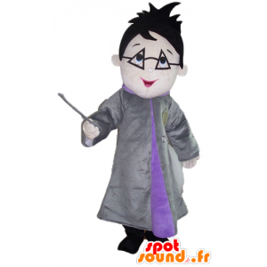 Mascot van Harry Potter, tovenaar van de beroemde film - MASFR23498 - Celebrities Mascottes