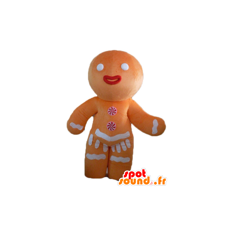 Ti cookie mascot, famous gingerbread in Shrek - MASFR23503 - Mascots Shrek