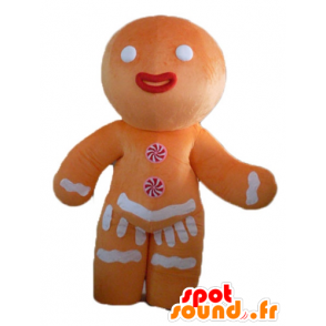 Mascotte de Ti biscuit, célèbre pain d'épices dans Shrek - MASFR23503 - Mascottes Shrek
