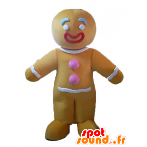 Mascotte de Ti biscuit, célèbre pain d'épices dans Shrek dans Mascottes  Shrek Changement de couleur Pas De Changement Taille L (180-190 Cm) Bon a  tirer Non Avec les vêtements ? (si présents