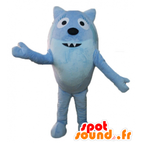 Vos mascotte, blauw dier, all round en schattig - MASFR23506 - Fox Mascottes