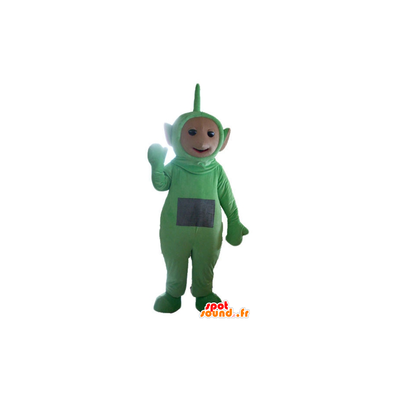 Mascote Dipsy, o famoso verde dos desenhos animados Teletubbies - MASFR23512 - Celebridades Mascotes