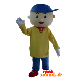 Mascotte kleine jongen met een kleurrijke outfit - MASFR23513 - Mascottes Boys and Girls