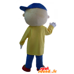 Maskottchen kleiner Junge mit einem bunten Outfit - MASFR23513 - Maskottchen-jungen und Mädchen