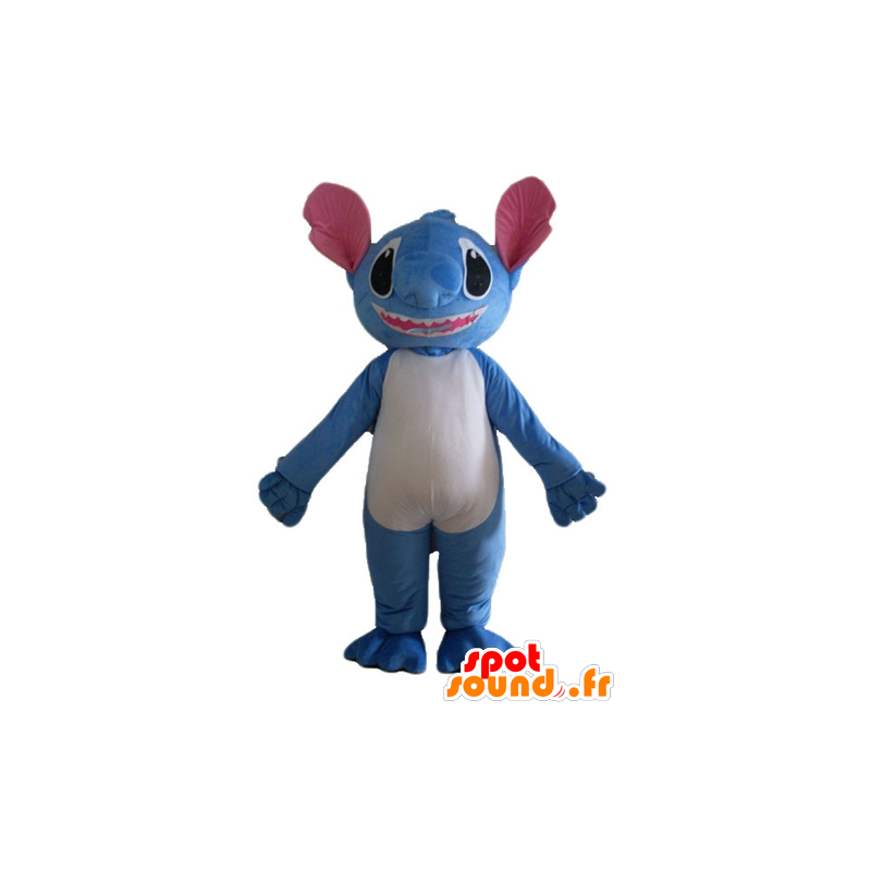 Stitch mascotte, de blauwe alien van Lilo en Stitch - MASFR23514 - Celebrities Mascottes