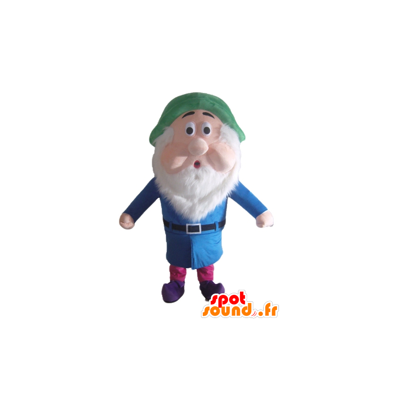 Shy mascot, famous dwarf Snow White - MASFR23521 - Mascots seven dwarves