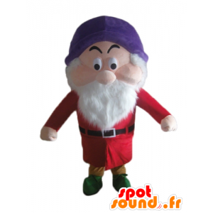 Mascotte de Grincheux célèbre nain de Blanche neige - MASFR23523 - Mascottes Sept nains