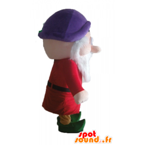 Grumpy Mascot famous dwarf Snow White - MASFR23523 - Mascots seven dwarves