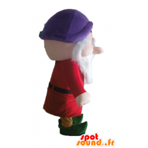 Grumpy Mascot famous dwarf Snow White - MASFR23523 - Mascots seven dwarves
