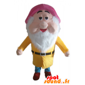 Sleeper mascot, famous dwarf Snow White - MASFR23524 - Mascots seven dwarves