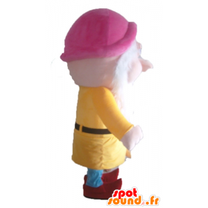 Sleeper mascot, famous dwarf Snow White - MASFR23524 - Mascots seven dwarves