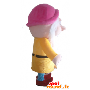 Sleeper mascot, famous dwarf Snow White - MASFR23524 - Mascots seven dwarves