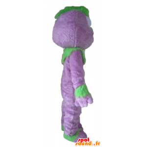 Mascot paars en groen monster, marionet - MASFR23527 - Celebrities Mascottes