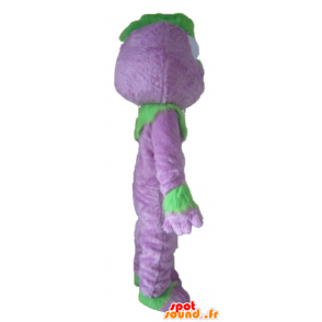 Mascot monstro roxo e verde, fantoche - MASFR23527 - Celebridades Mascotes