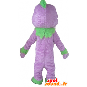 Púrpura y verde marioneta mascota monstruo - MASFR23527 - Personajes famosos de mascotas