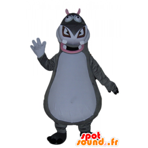 Gloria mascot, hippopotamus cartoon Madagascar - MASFR23528 - Mascots hippopotamus