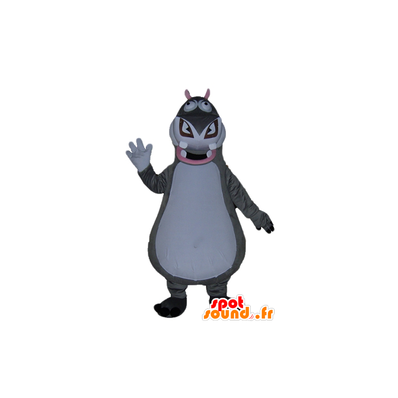 Mascot Gloria het nijlpaard cartoon Madagascar - MASFR23528 - Hippo Mascottes