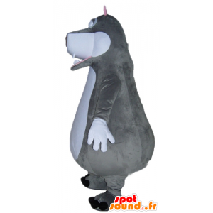 Gloria mascot, hippopotamus cartoon Madagascar - MASFR23528 - Mascots hippopotamus