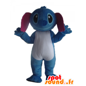 Stitch maskotti, sinisen ulkomaalainen Lilo ja Stitch - MASFR23532 - julkkikset Maskotteja
