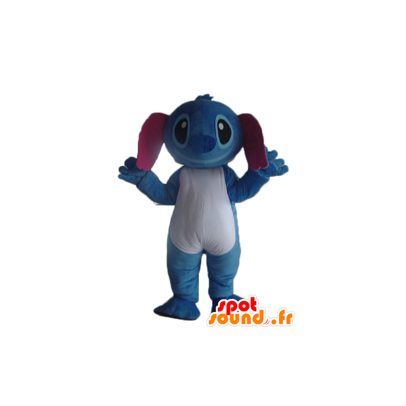 Stitch-Maskottchen, der blaue Alien von Lilo und Stitch - MASFR23532 - Maskottchen berühmte Persönlichkeiten Stitch-Maskottchen, der blaue Alien von Lilo und Stitch - MASFR23532 - Maskottchen berühmte Persönlichkeiten