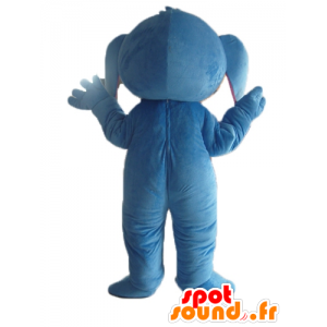 Stitch maskot, den blå alien av Lilo og Stitch - MASFR23532 - kjendiser Maskoter