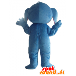 Stitch-Maskottchen, der blaue Alien von Lilo und Stitch - MASFR23532 - Maskottchen berühmte Persönlichkeiten